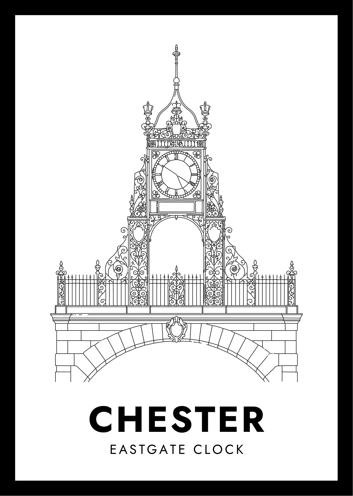 Chester — framed artwork preview