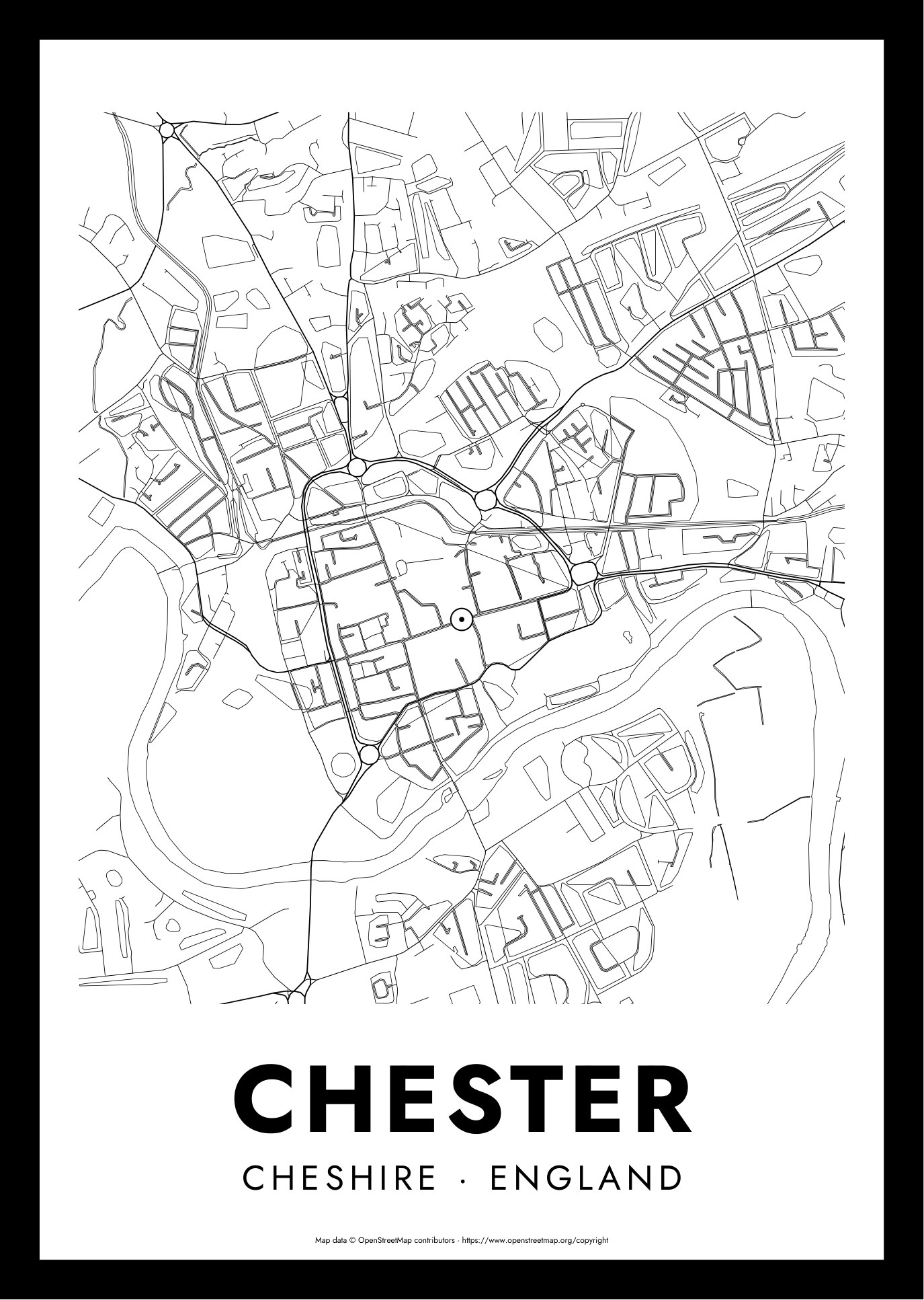Chester — City Map shown in the room