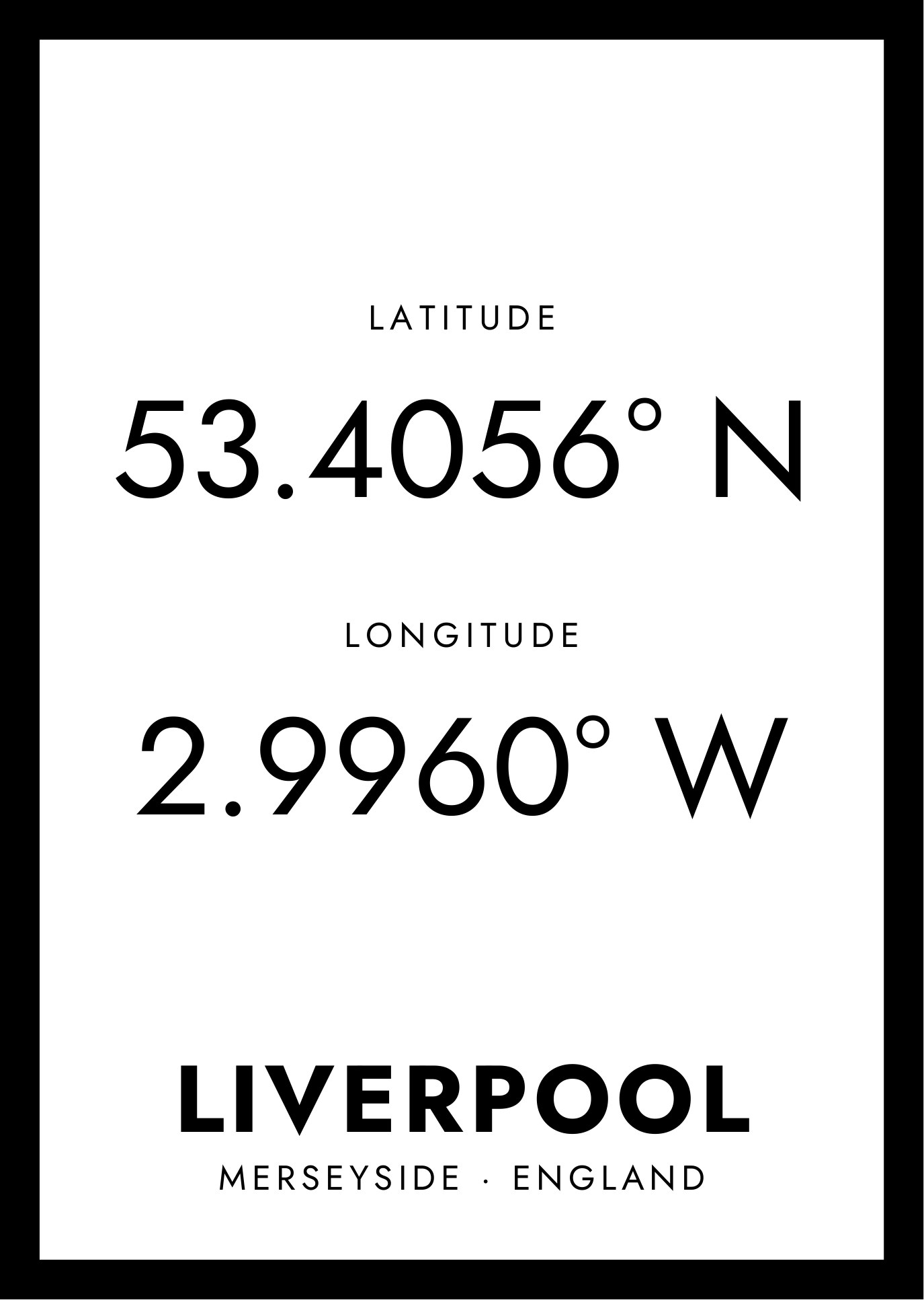 Liverpool — Coordinates shown in the room